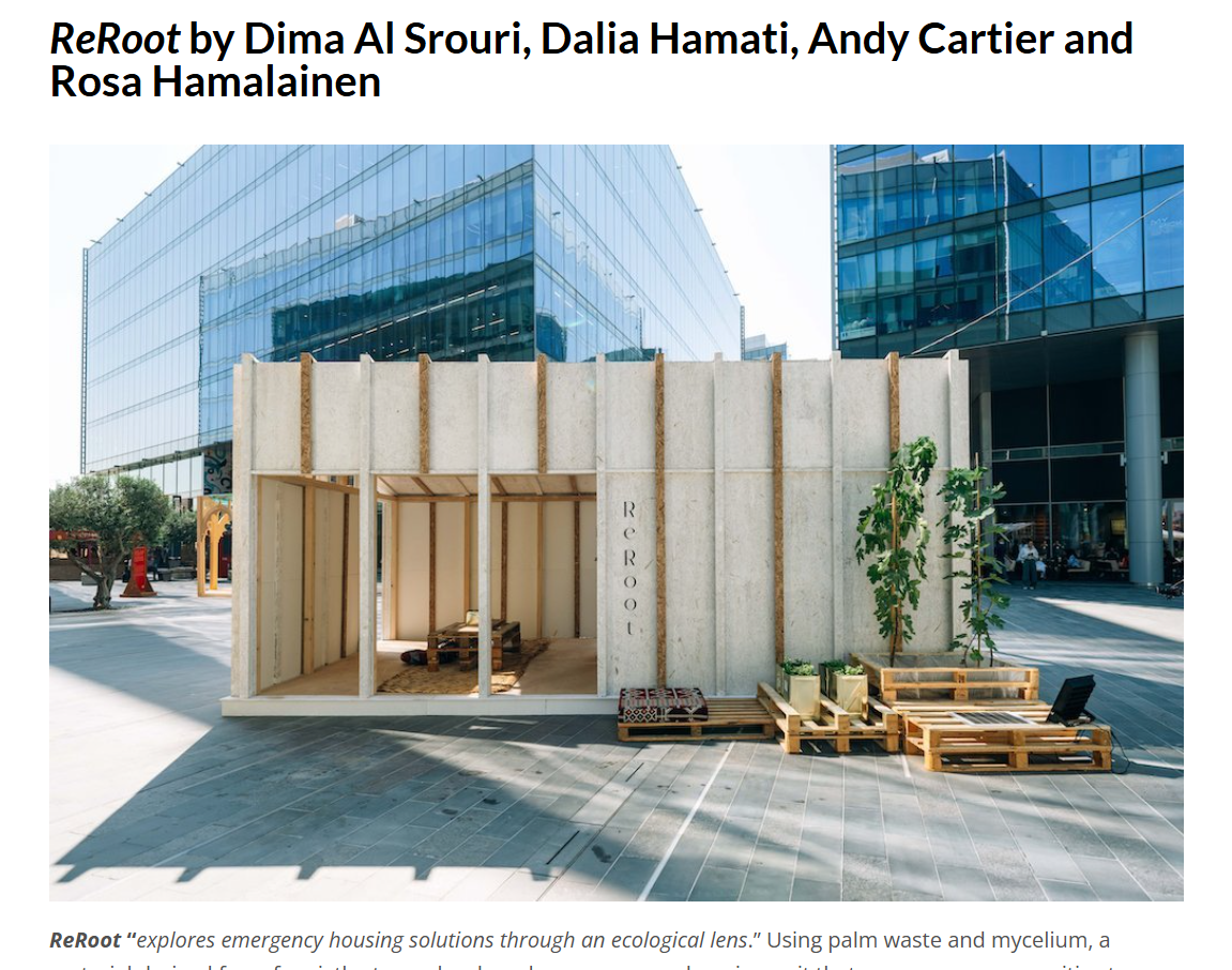 ReRoot by Dima Al Srouri, Dalia Hamati, Andy Cartier and Rosa Hamalainen