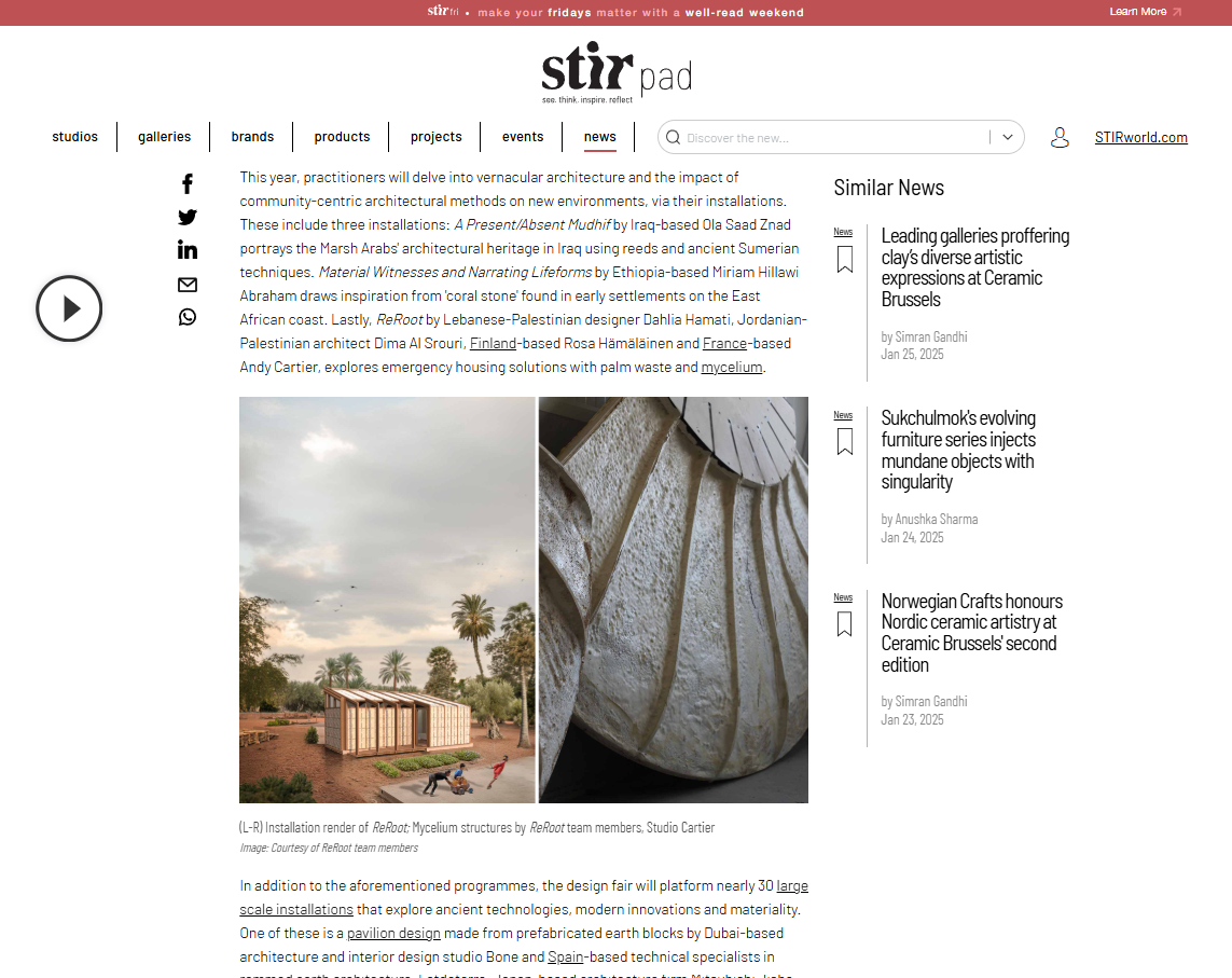Dubai Design Week 2024 highlights the vernacular, regenerative and sustainable